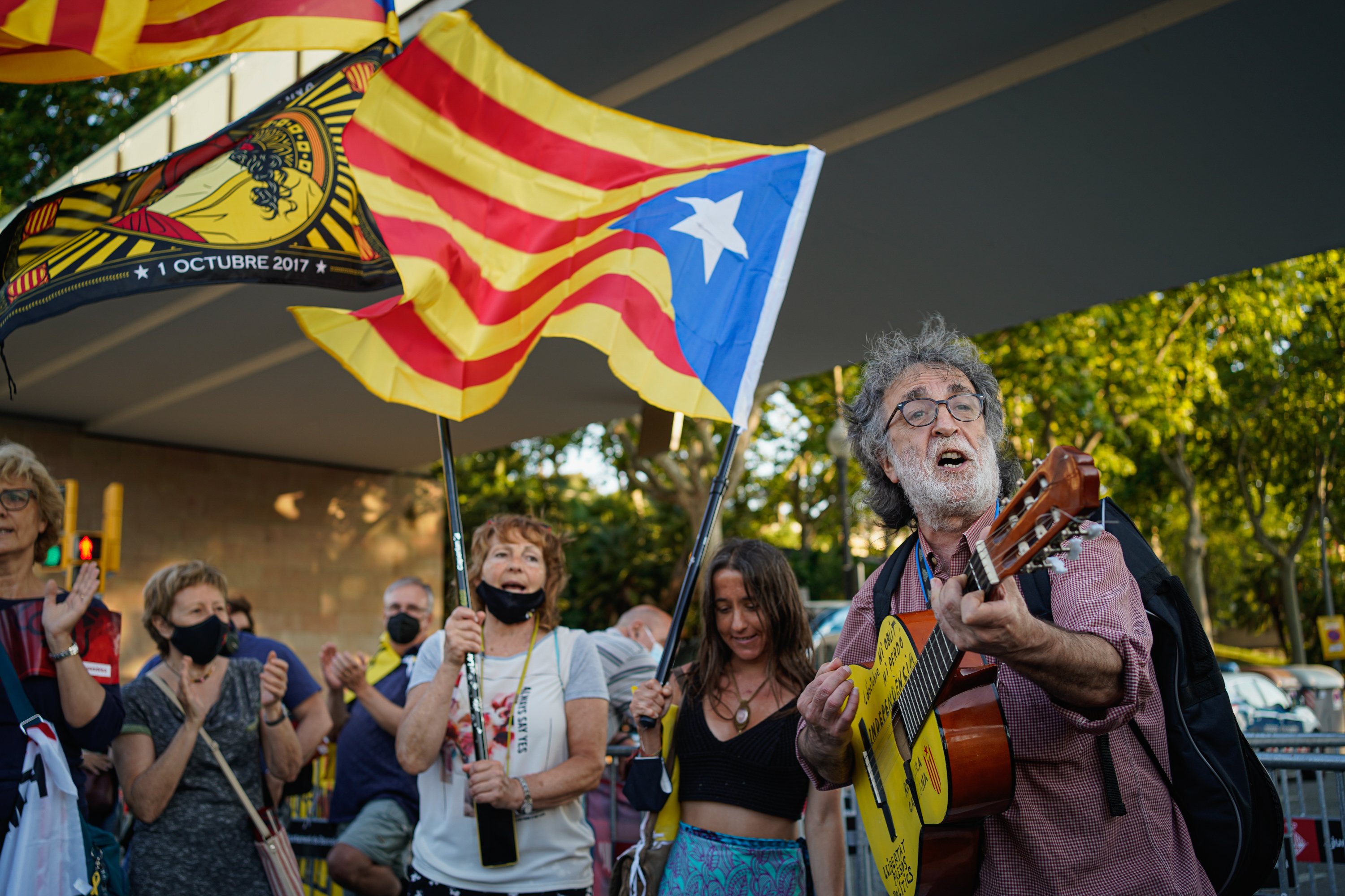 L'ANC denuncia que els Mossos van identificar i retenir manifestants a Montjuïc