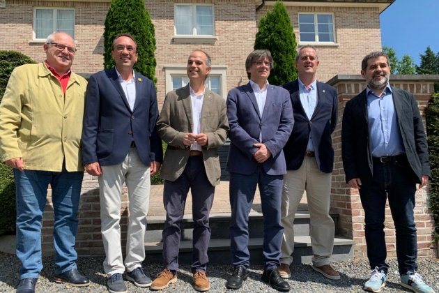 Baja calidad, Rull, Turull, Forn, Jordi Sánchez y Puigdemont, waterloo Marta Lasalas Baja calidad, Rull, Turull, Forn, Jordi Sánchez y Puigdemont, waterloo Marta Lasalas
