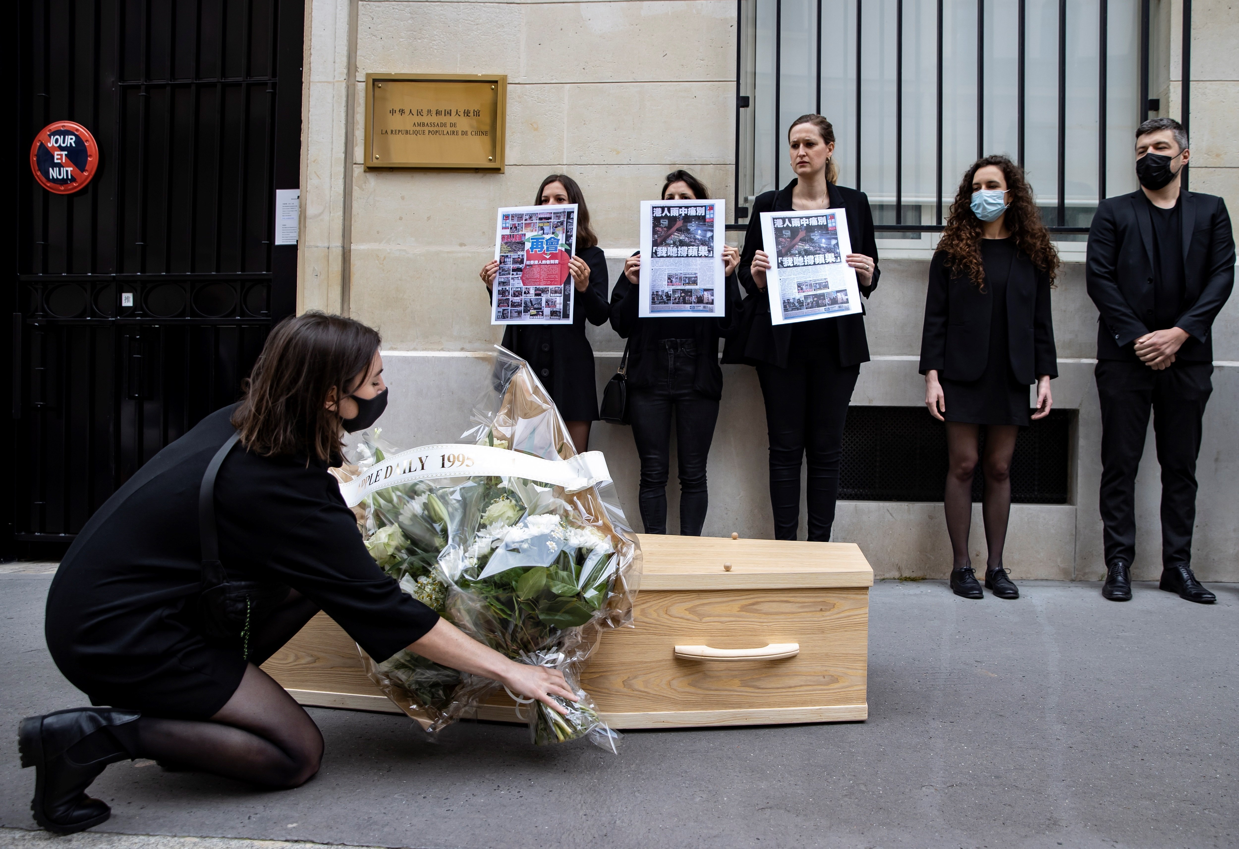 reporters sense fronteres tancament hong kong repressio protesta diari apple daily