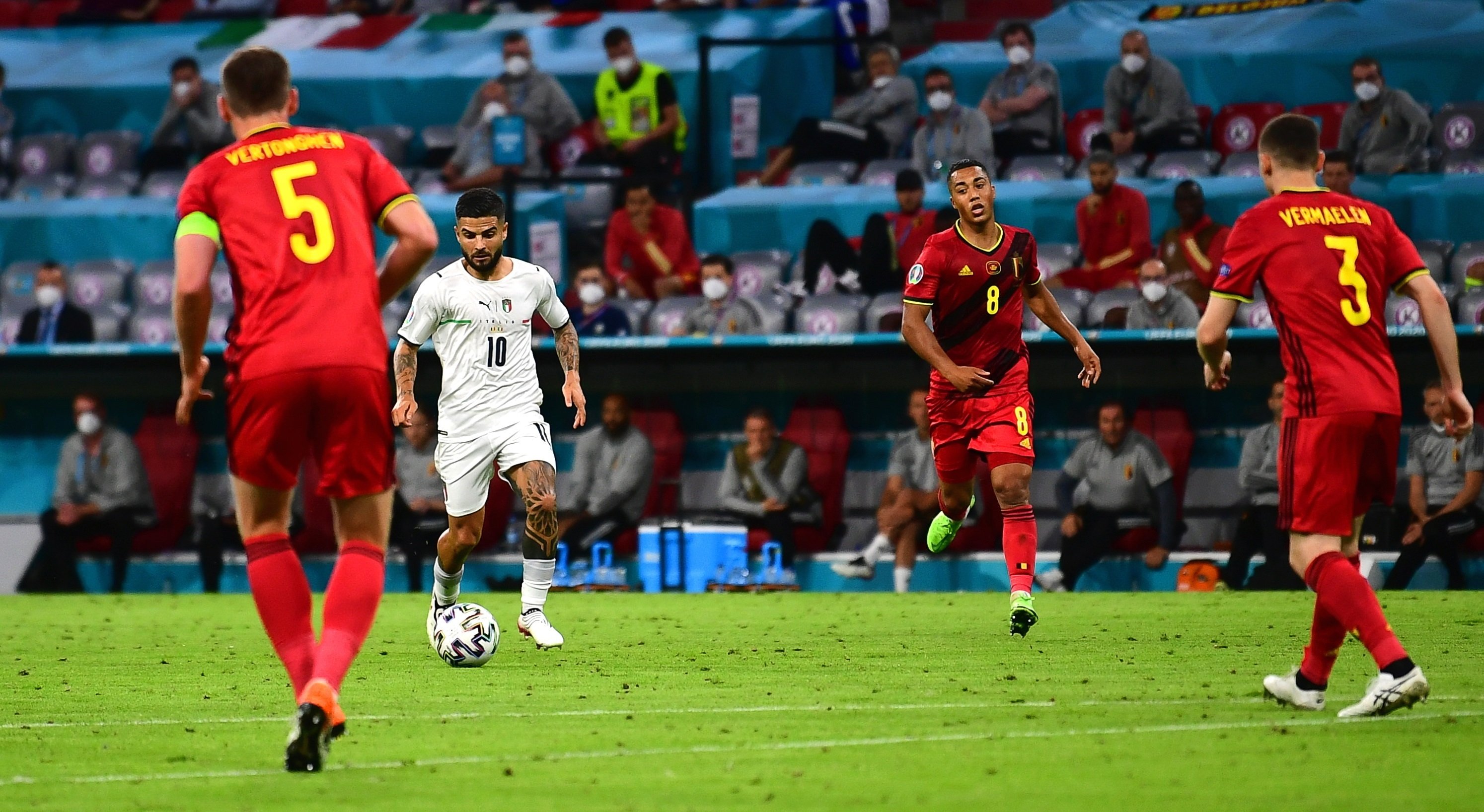 Bélgica-Italia de la Eurocopa: resumen, resultado y goles