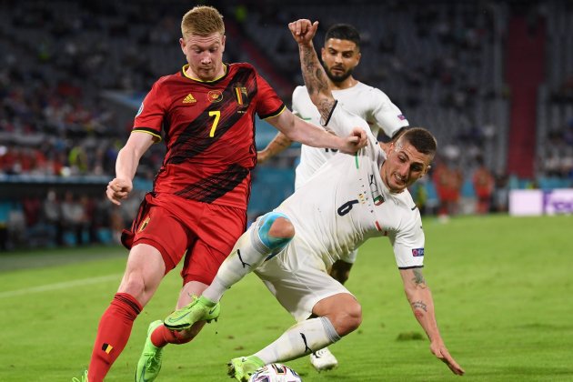 Verratti De Bruyne Belgica Italia Eurocopa efe Verratti De Bruyne Belgica Italia Eurocopa efe