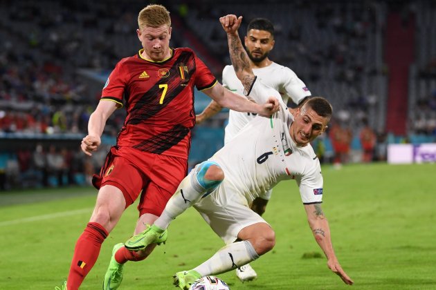 Verratti De Bruyne Belgica Italia Eurocopa efe