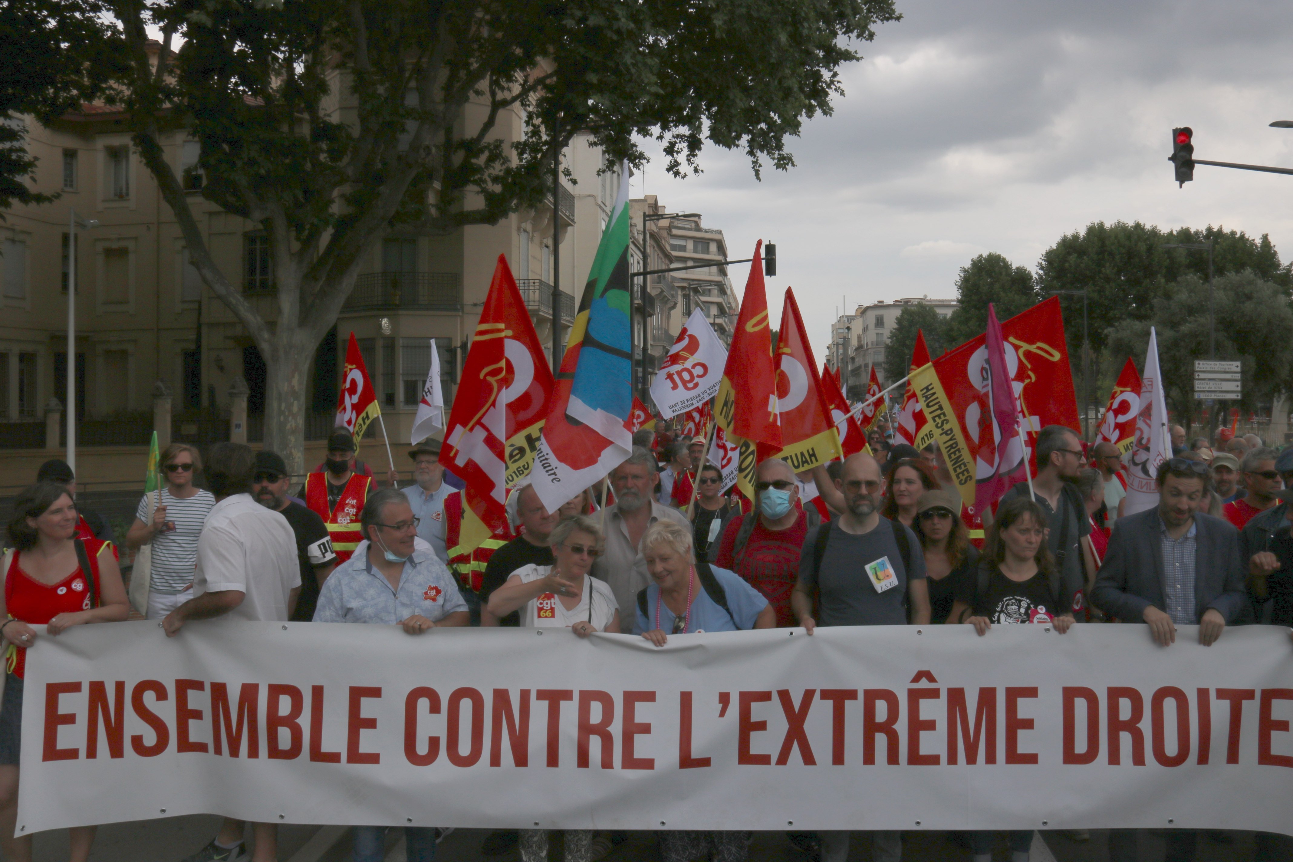 Manifestación etrema derecha Le Pen ACN