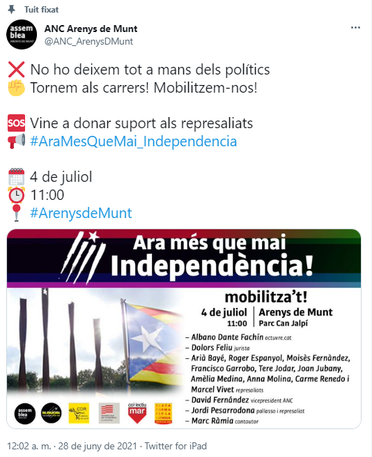 TUIT ANC ARENYS DE MUNT