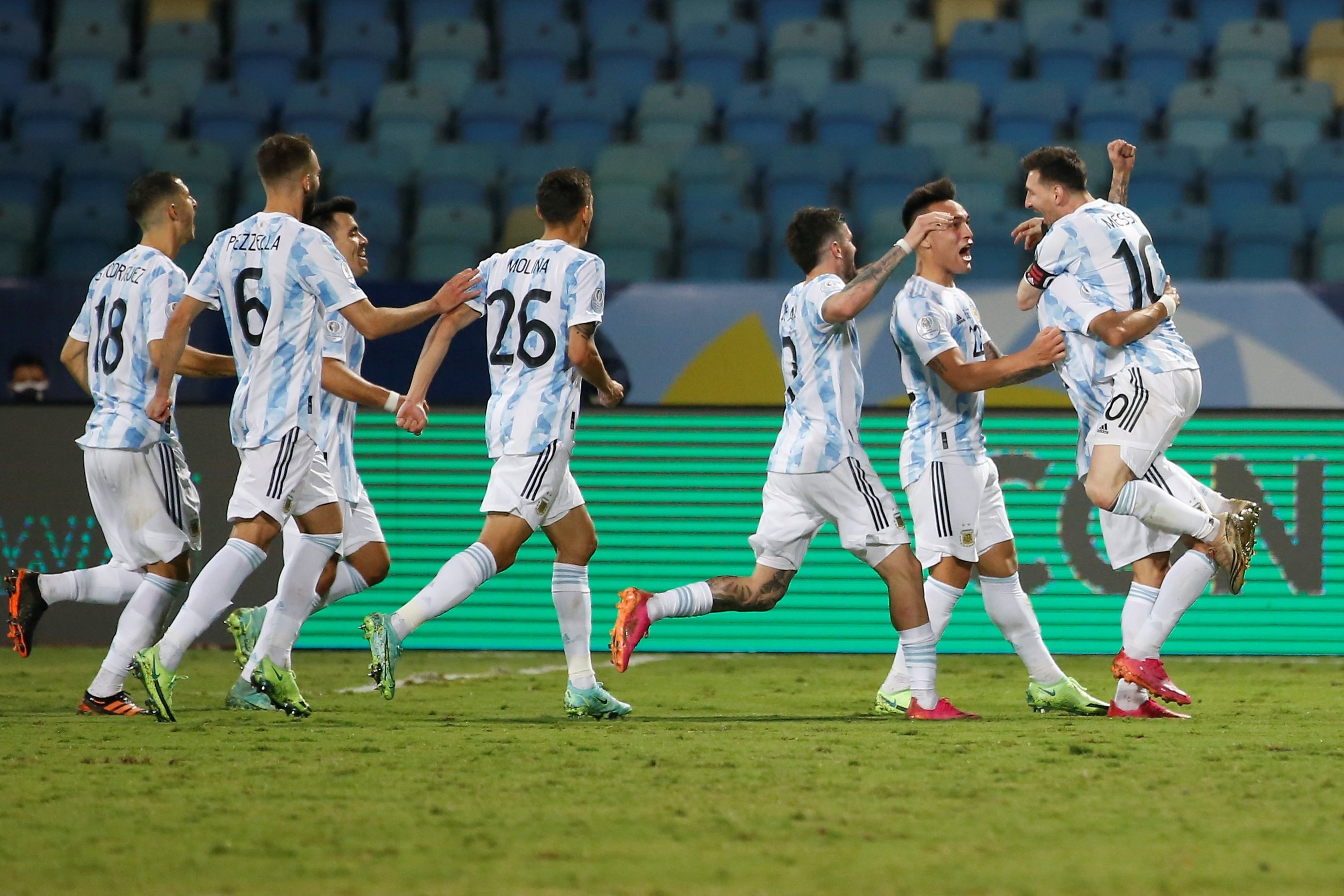 L'Argentina de Messi ja és a semifinals i així ho celebren els seus fills