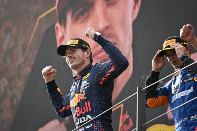 Max Verstappen gana GP Austria Formula 1 celebra efe Max Verstappen gana GP Austria Formula 1 celebra efe