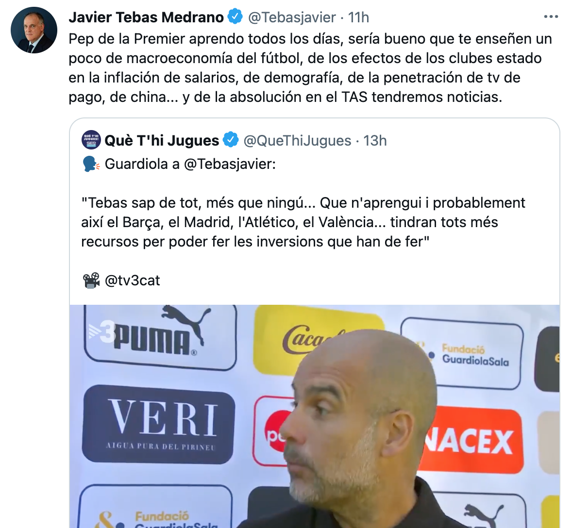 TUIT Javier Tebas