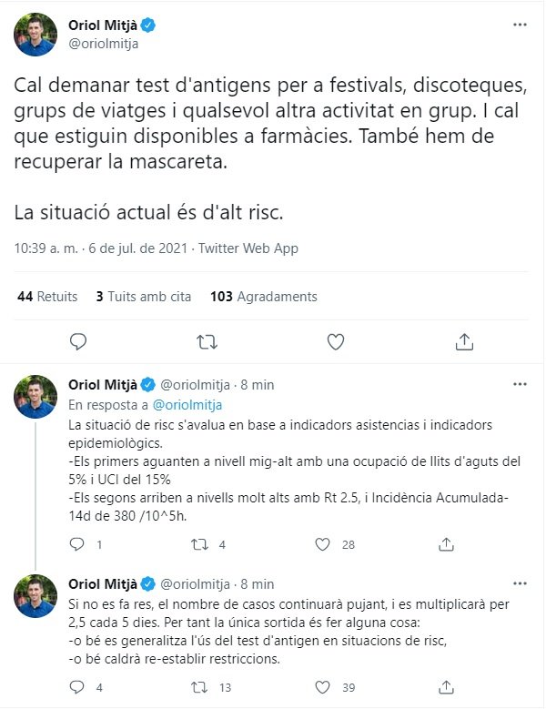 TUIT mitjà mascareta