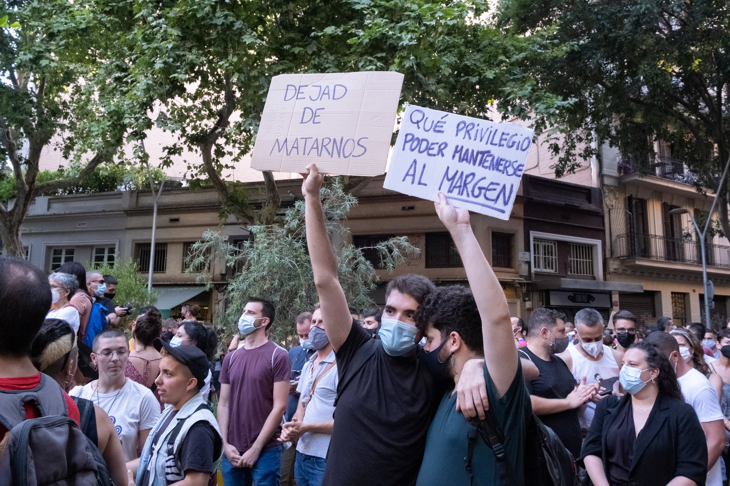 Manifestación LGTBI por|para el asessiant de Samuel En Coruña Carlos Baglietto02 1