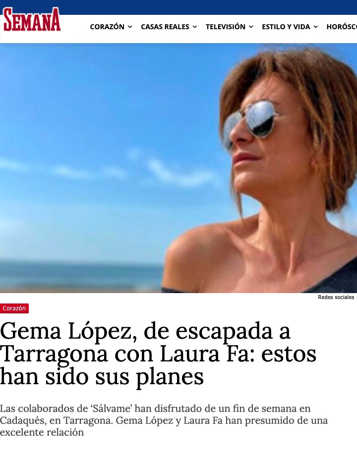 SEMANA Gema López Cadaqués Tarragona