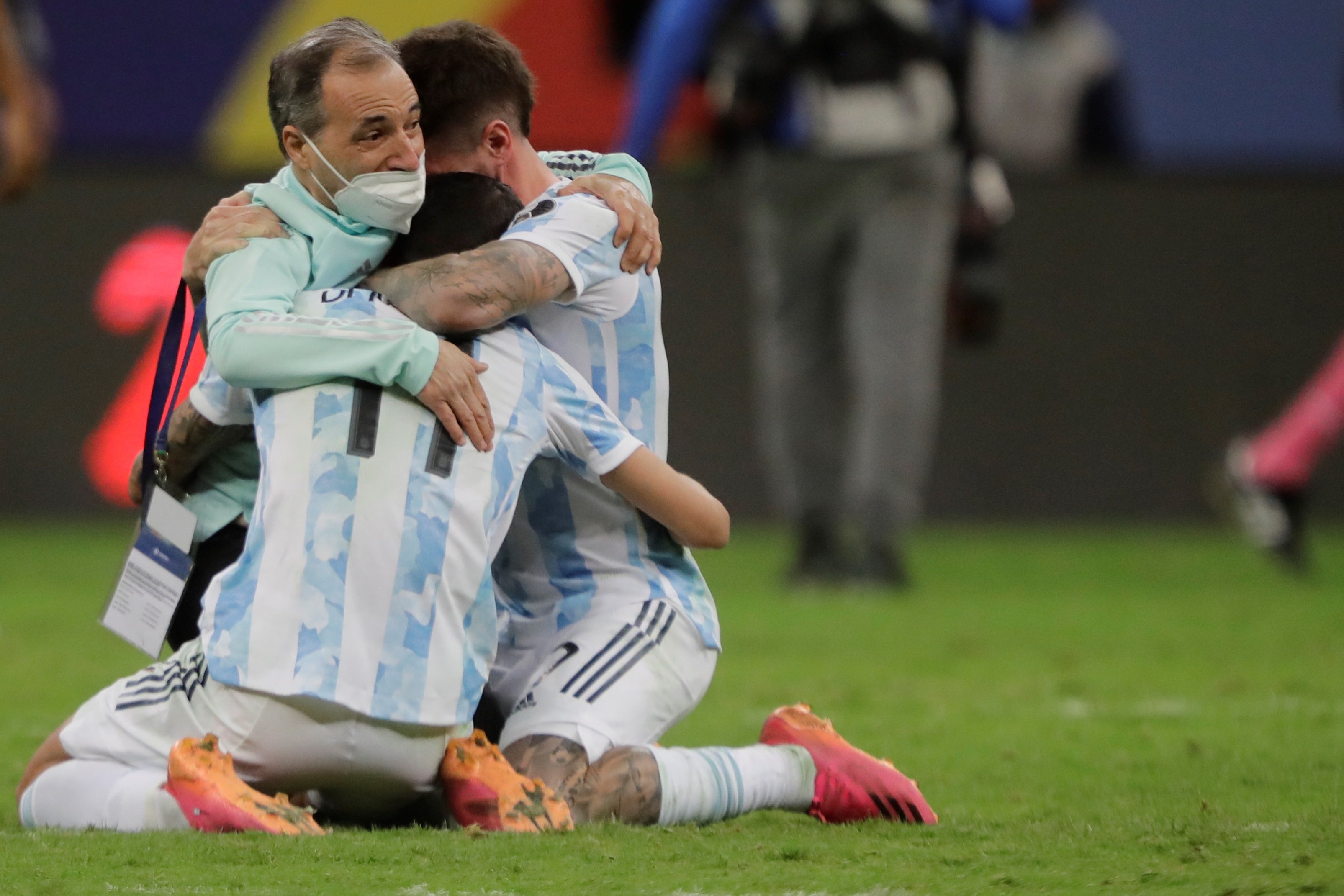 Felicidad de la selección argentina