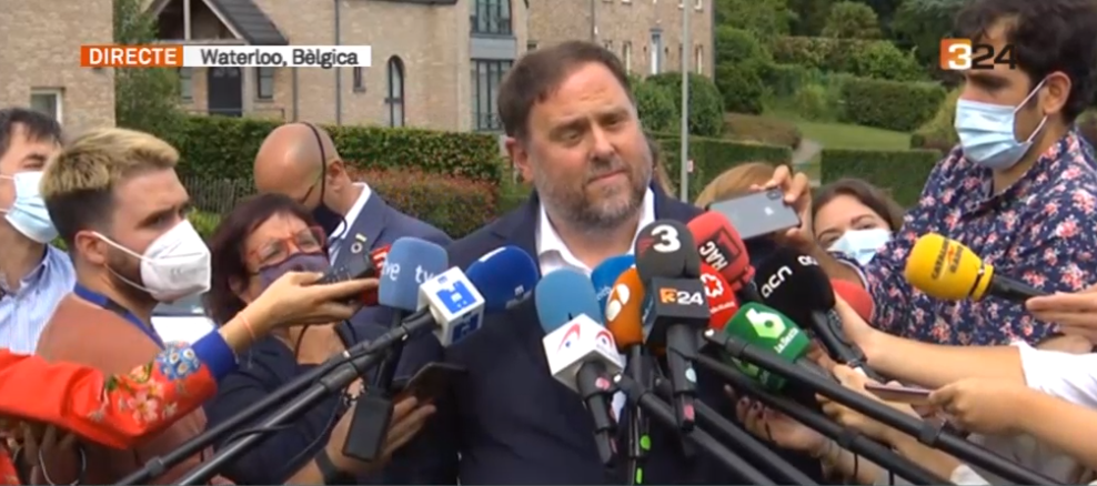 Oriol Junqueras Waterloo ERC