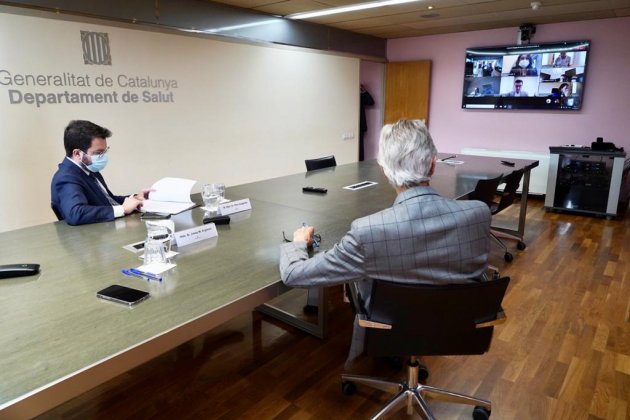 pere aragonès y Josep Maria Argimon  