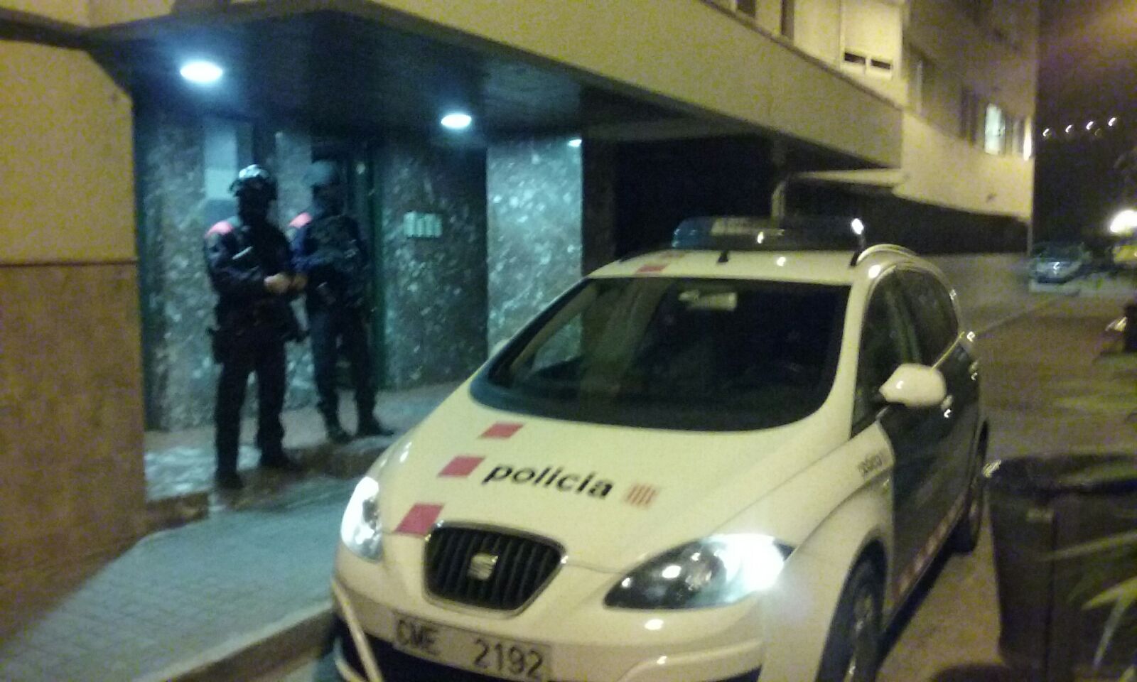 Detenen un lladre que s'havia colat per la finestra d'un pis a Gràcia