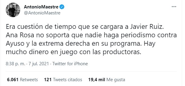 tuit Antonio Maestre