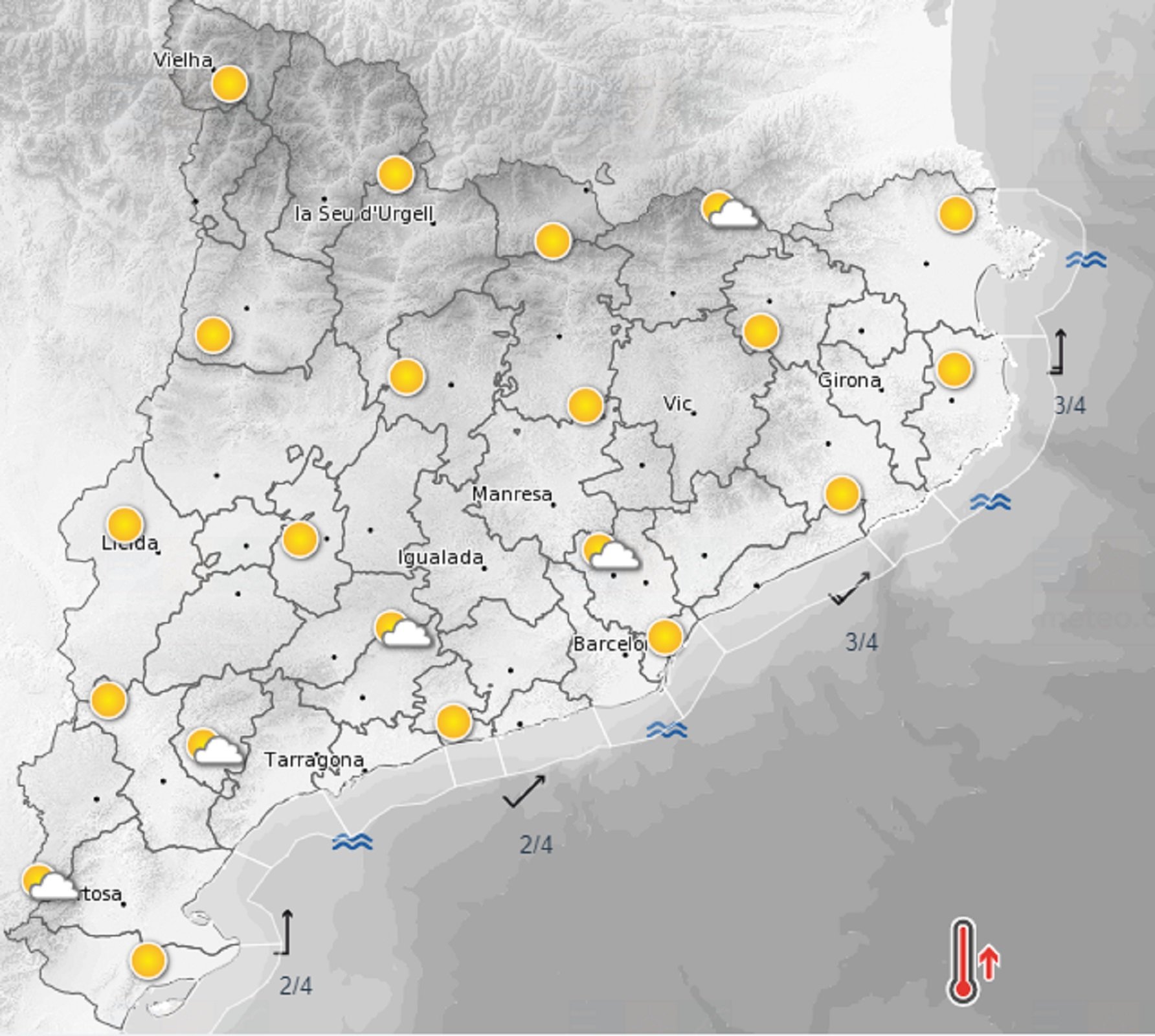 Viernes tarde / Meteocat