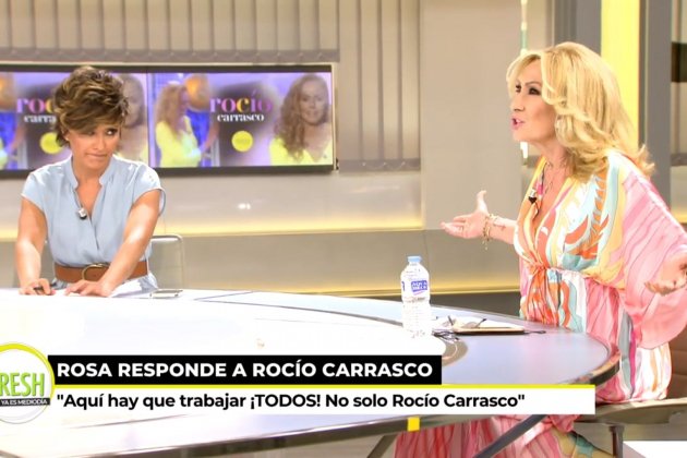 Sonsoles Ónega amb Rosa Benito Telecinco