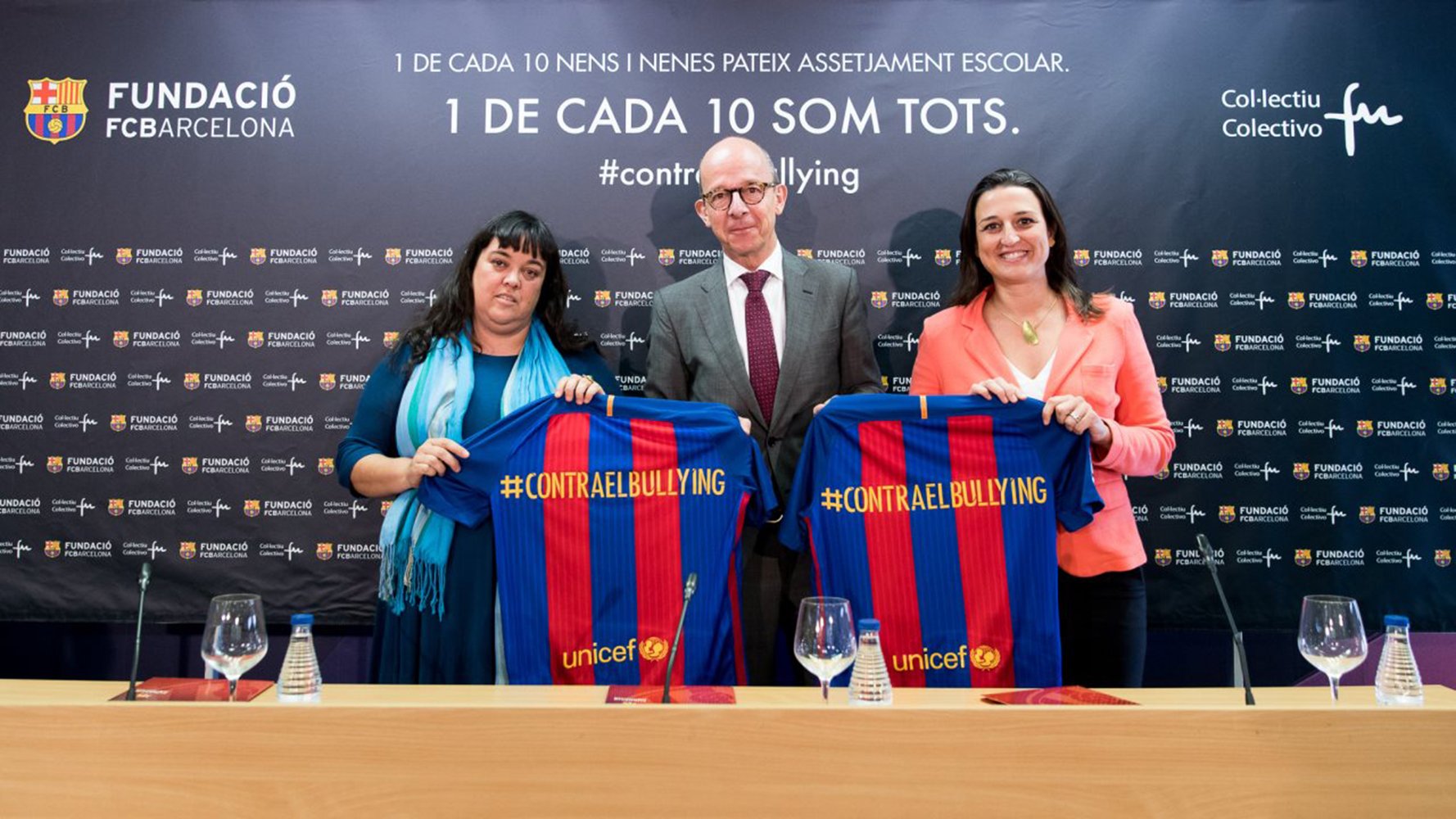 El Barça vol guanyar el partit contra el bullying