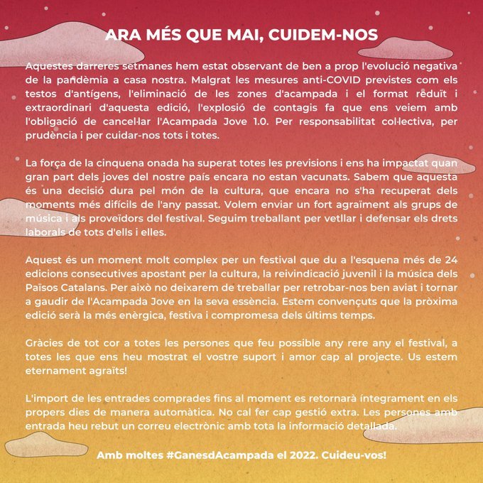 acampada acampada