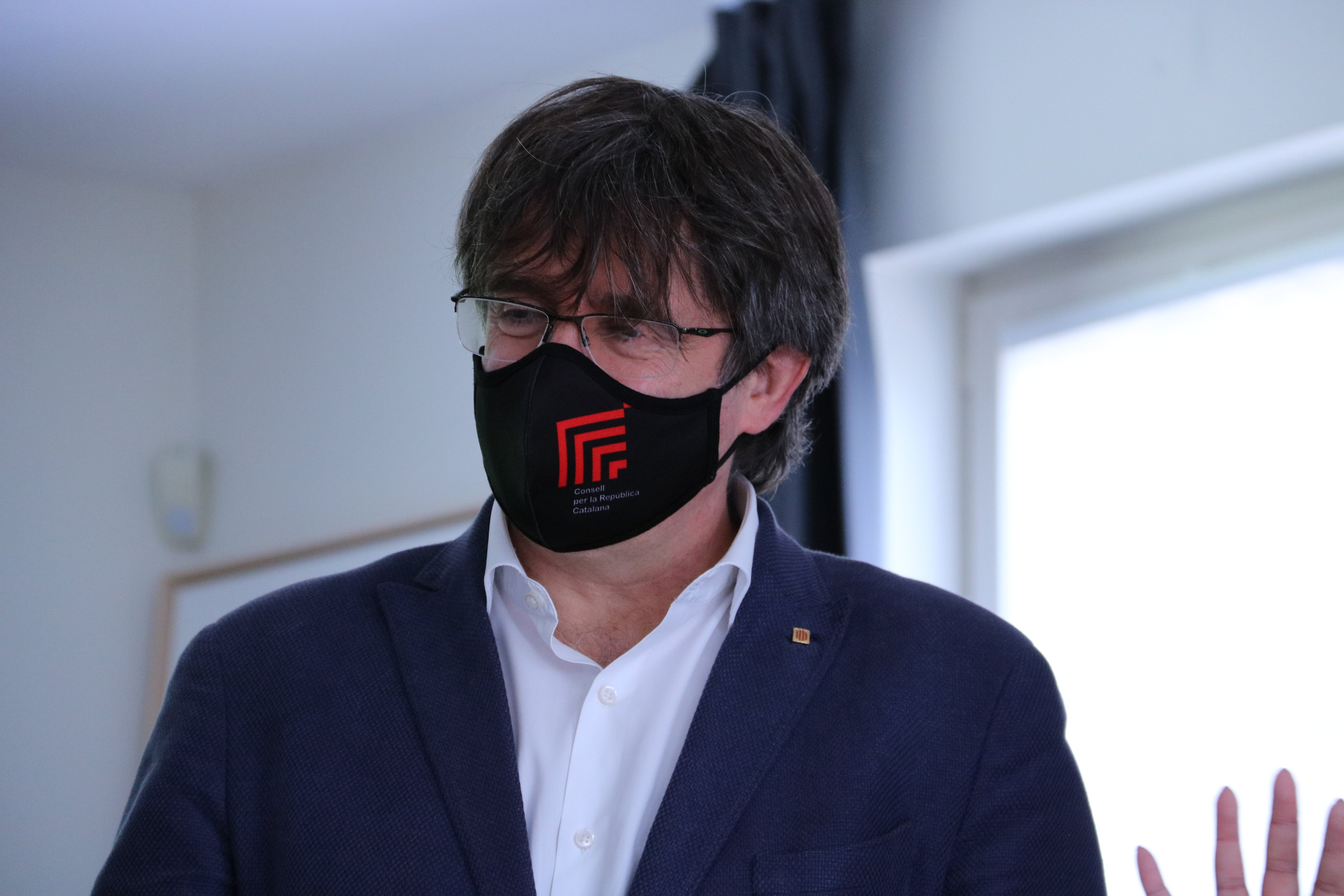 Puigdemont: "No hi ha marxa enrere al procés d'independència"