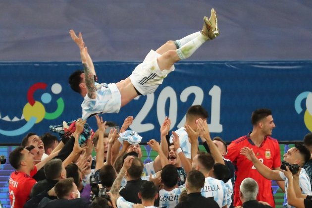 Messi manteo Argentina Copa America EFE