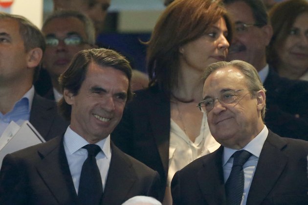 Florentino Pérez Josep José María Aznar Real Madrid Barça Efe