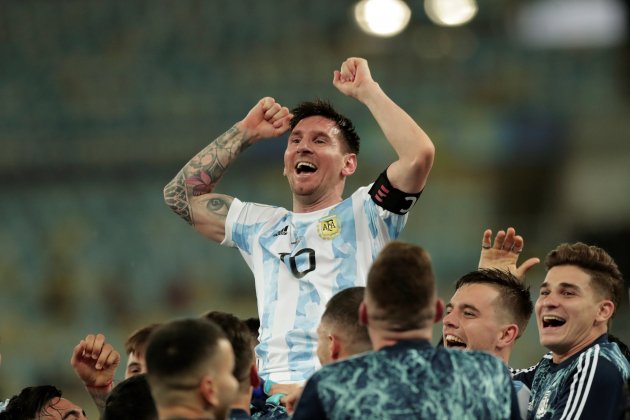 Messi feliç Argentina Copa America EFE