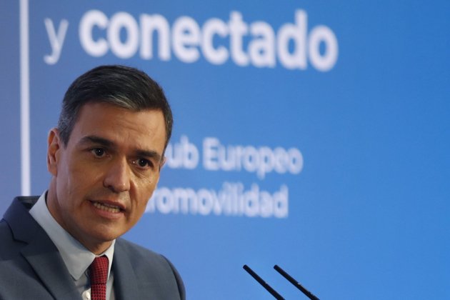 Presidente gobierno Pedro Sanchez legada presentación Moncloa proyecto 03 EFE