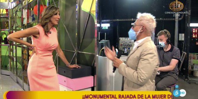 Paz Padilla con Jordi González Telecinco