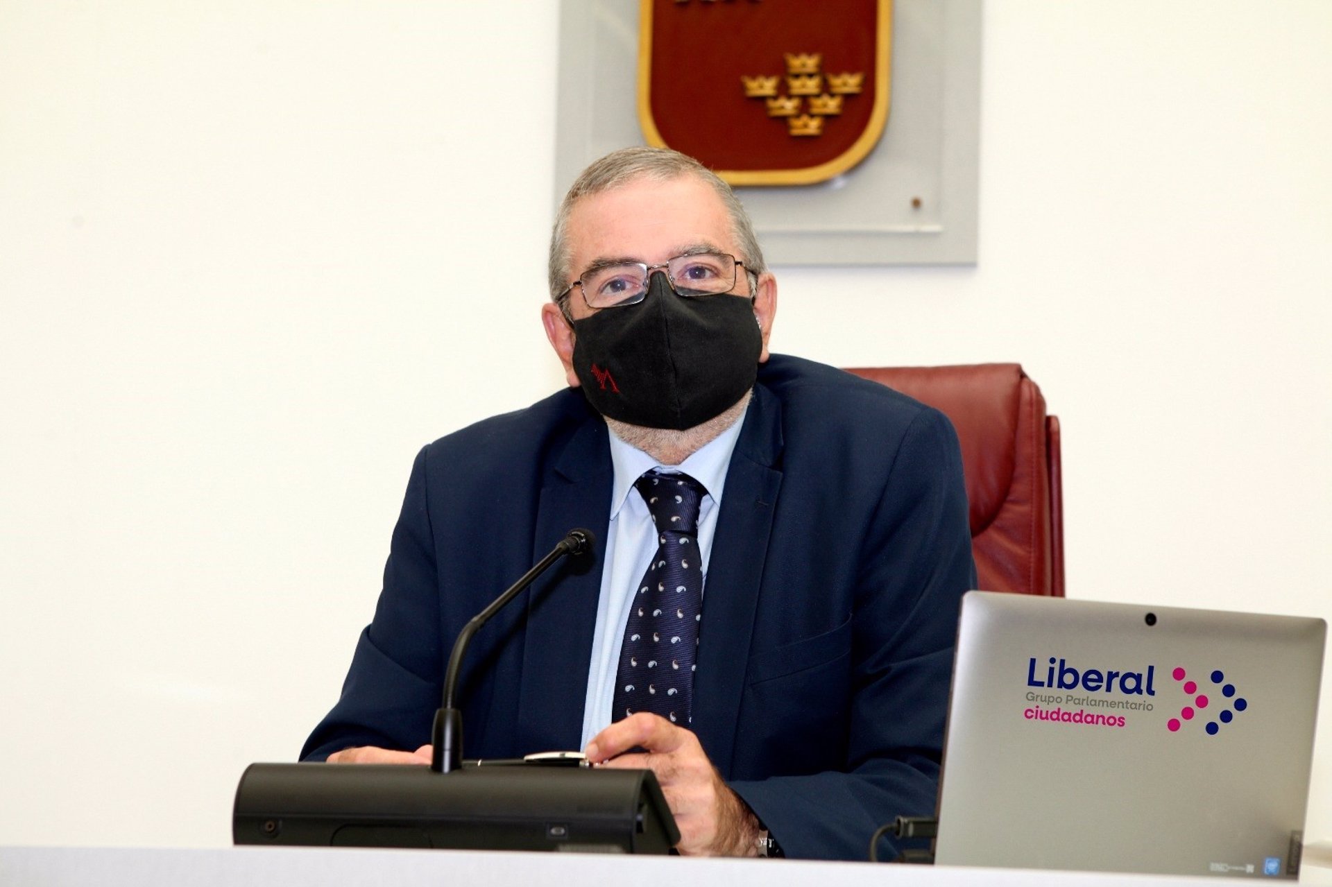 El presidente de la Asamblea de Murcia denuncia Cs por expulsarlo del partido