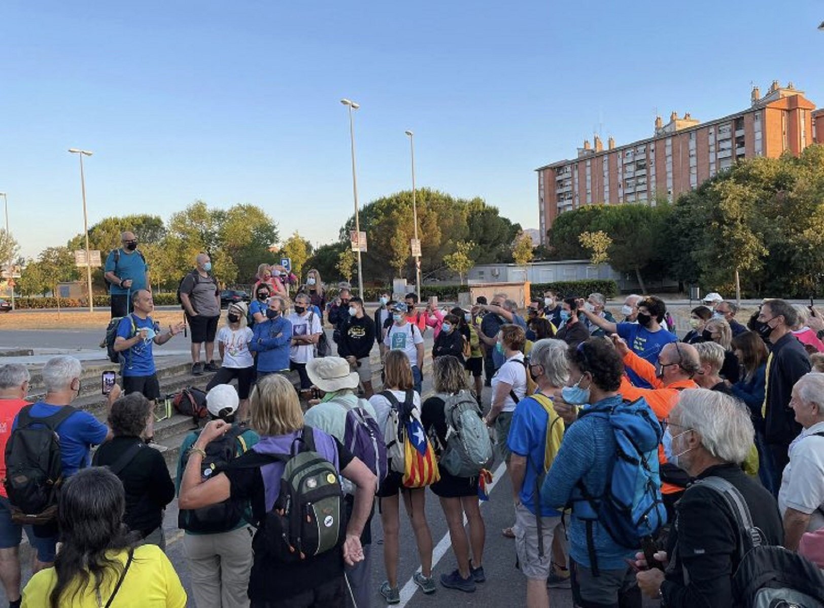 Turull llega a Amer, el pueblo de Puigdemont