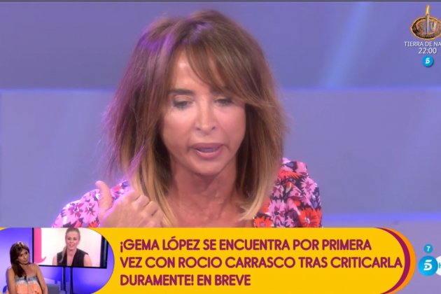María Patiño enfadada Sálvame Telecinco