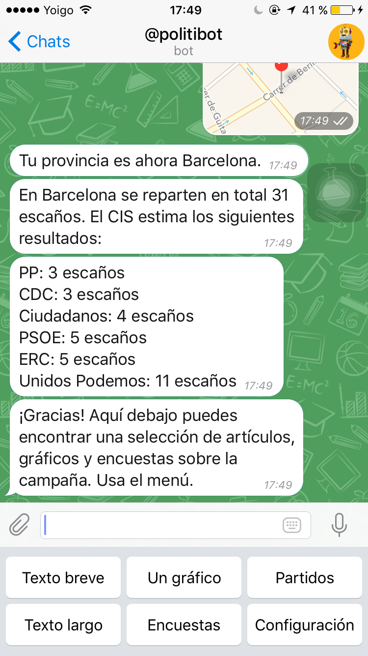 Crean Politibot, una herramienta automática de información electoral para el 26-J