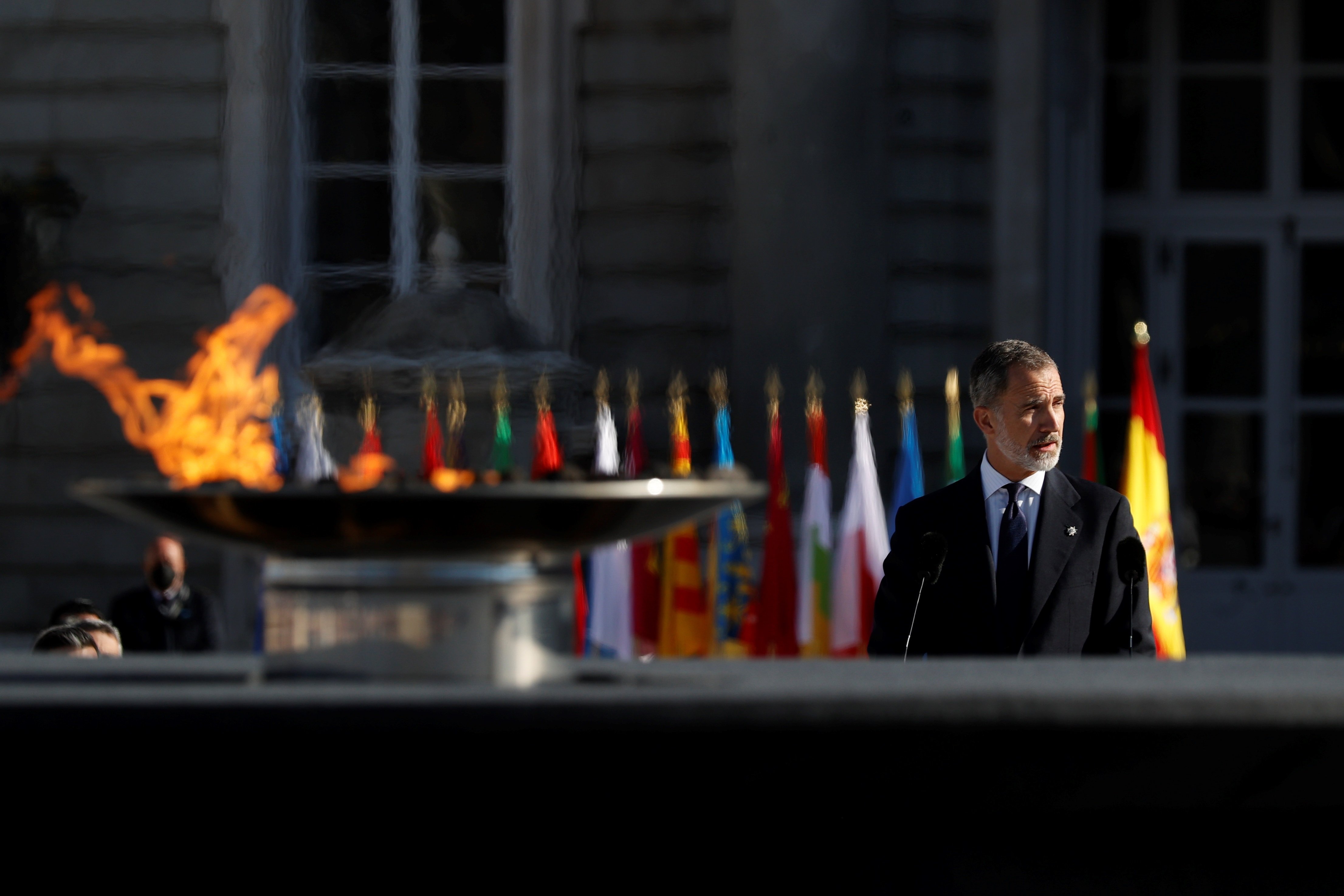 El Rey, en el acto por las víctimas de covid: "La unidad es fundamental"