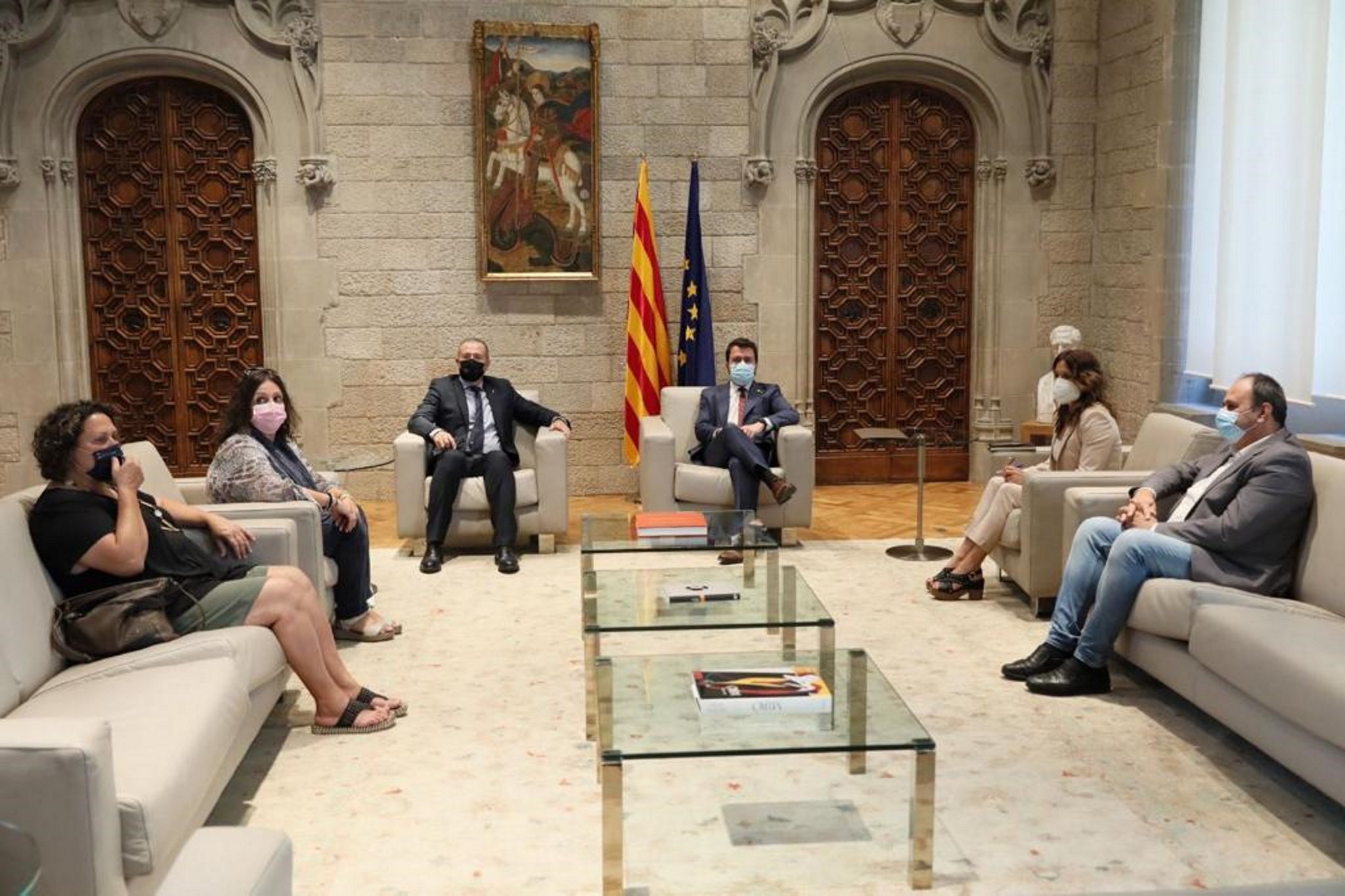 Reunión pere aragonés AMI Jordi Gaseni / Jordi Bedmar