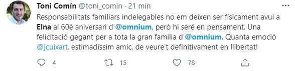TUIT toni comín Elna Omnium