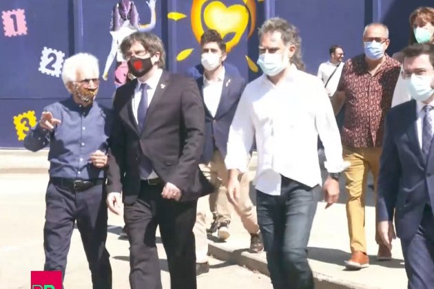 puigdemont, cuixart, aragones, borràs y calvet Elna captura pantalla