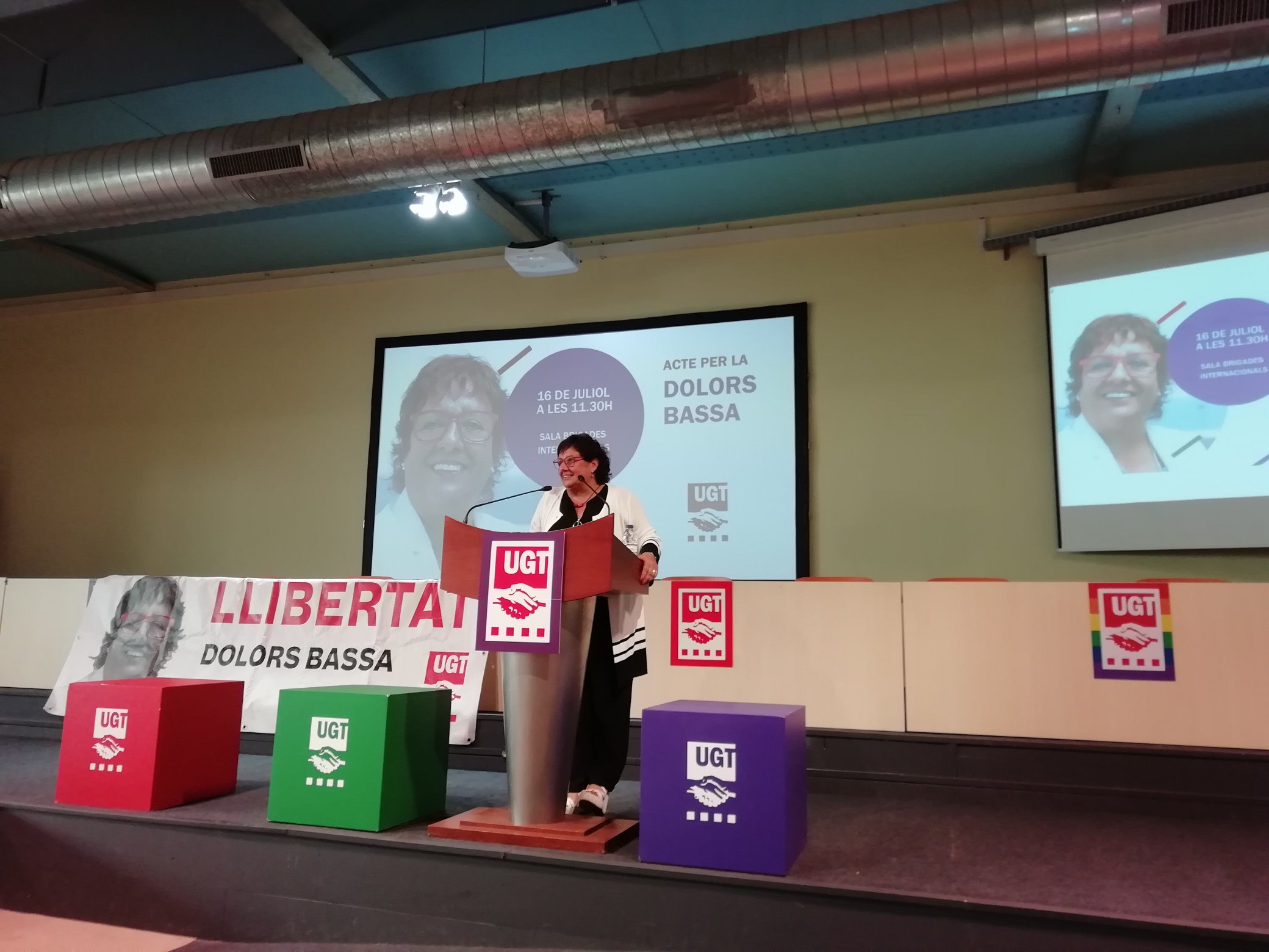 La UGT homenatja Bassa i agraeix a Sánchez la "generositat" dels indults