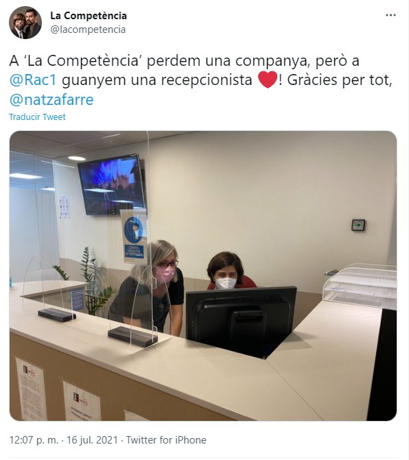 'La Competencia' adiós en Natza Farré @lacompetencia