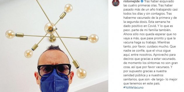 Perfil de Instagram de Risto Mejide