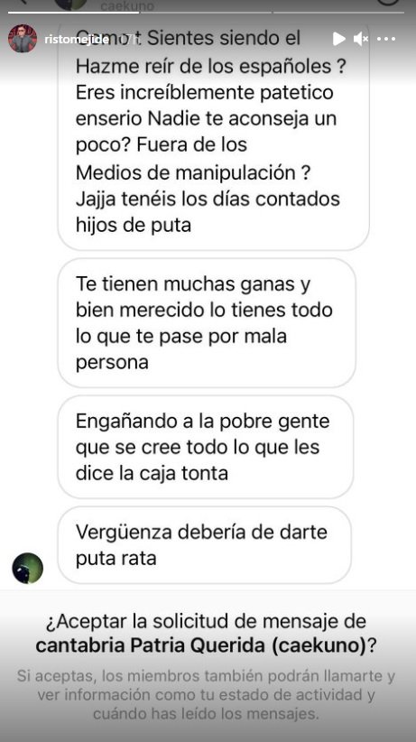 Perfil de Instagram de Risto Mejide