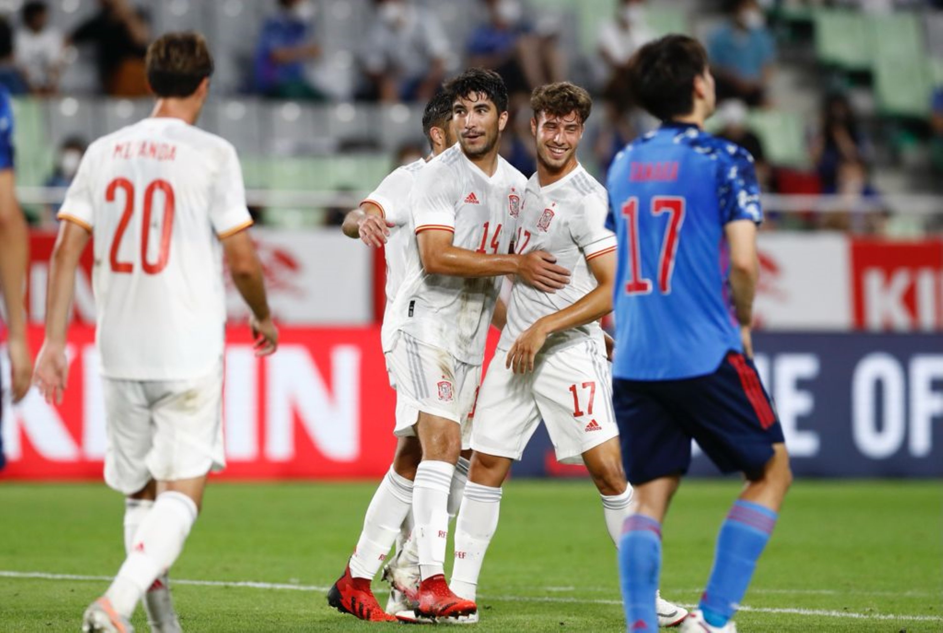 Espanya empata contra el Japó en l'únic amistós abans del debut als JJOO (1-1)