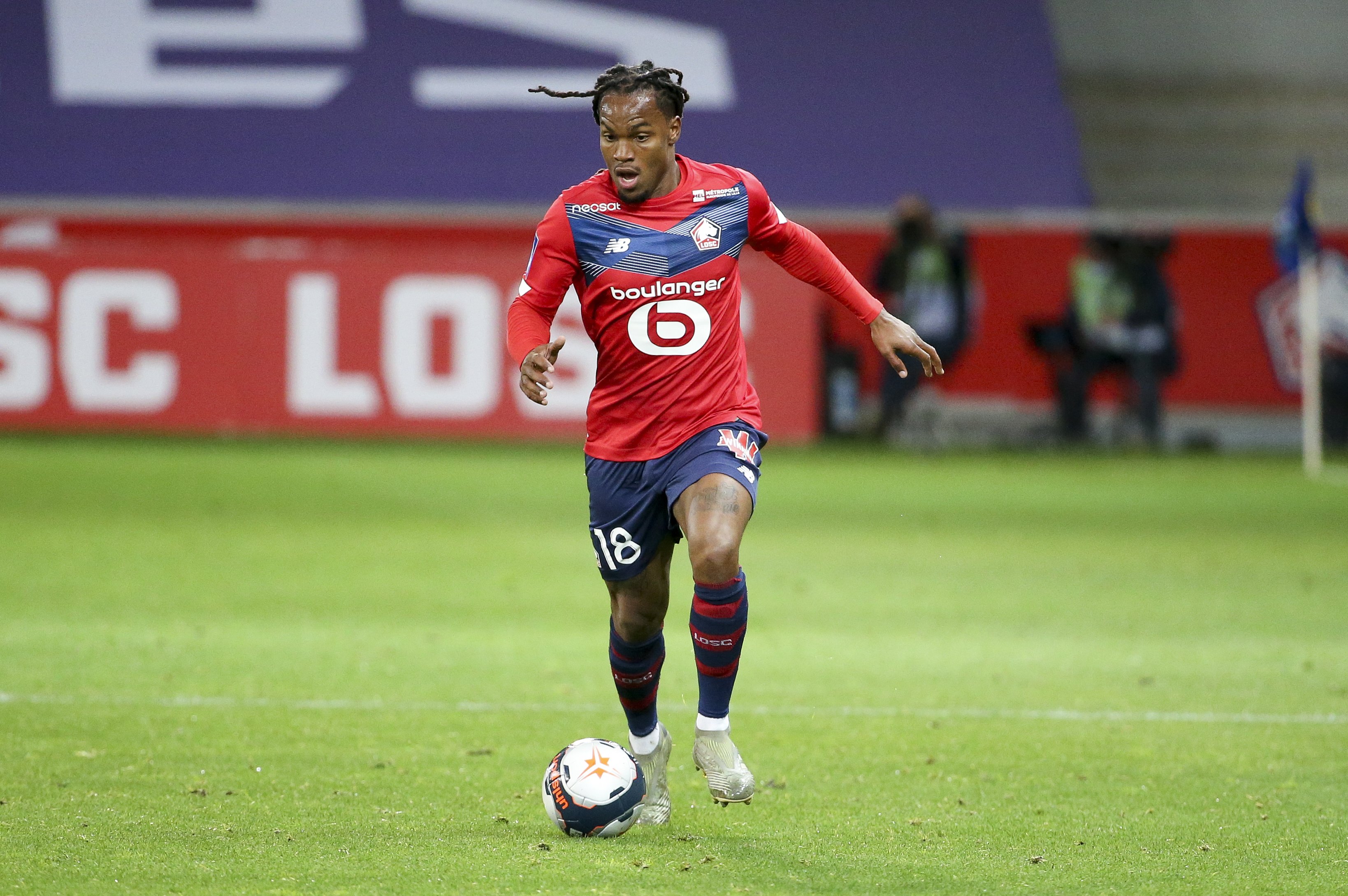 Renato Sanches, centrocampista del Lille, se acerca al Barça