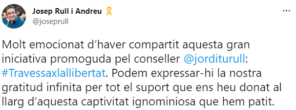 Tuit rull travessa per la llibertat