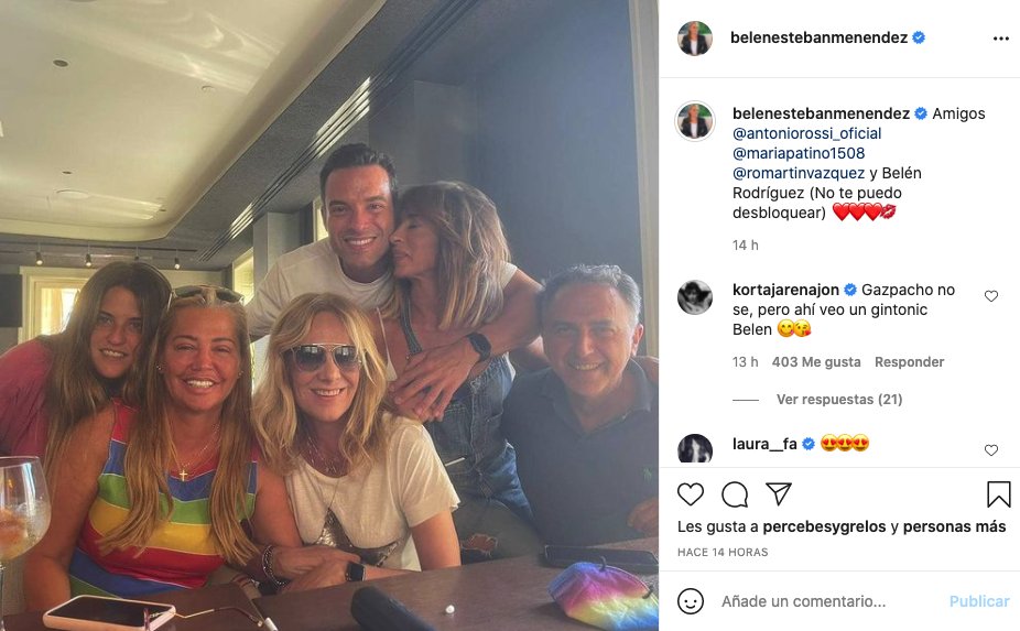 Belén Esteban y equipo Sálvame celebración IG