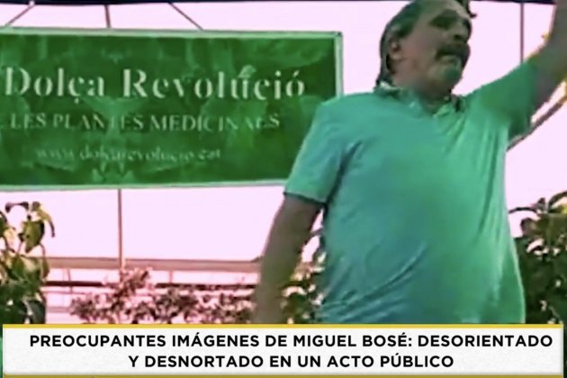 Miguel Bosé desatada Telecinco