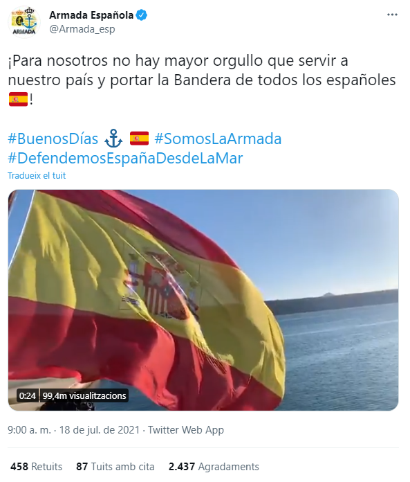 armada espanyola tuit