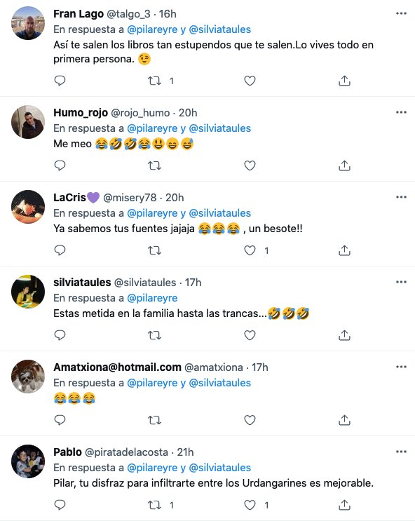 respuestas a Pilar Eyre