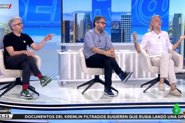 Òscar Broc, David Broc y Víctor Amela en Aruser@s La Sexta