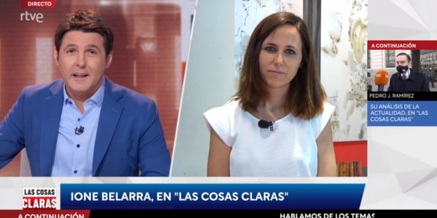 Jseús Cintora y Ione Belarra 'Las Cosas Claras' TVE